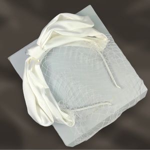 Veil Headband Bright White By Kristin Ess Hair